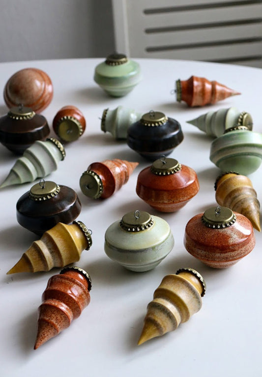 Porcelán karácsonyfadísz